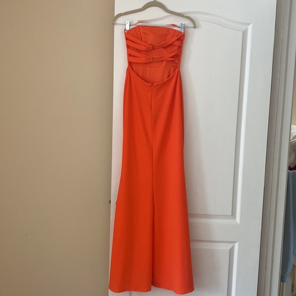 Betsy & Adam size 0 formal dress with slit - Picture 4 of 4